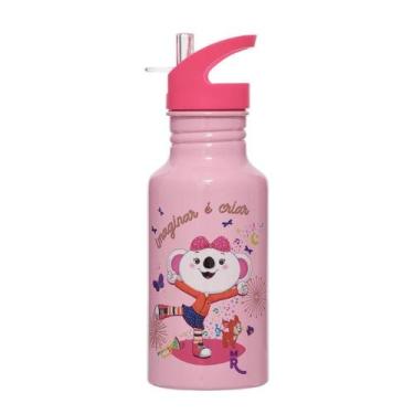 Imagem de Garrafa de Alumínio Lilica Ripilica Mundo Brincar Rosa - Pacific