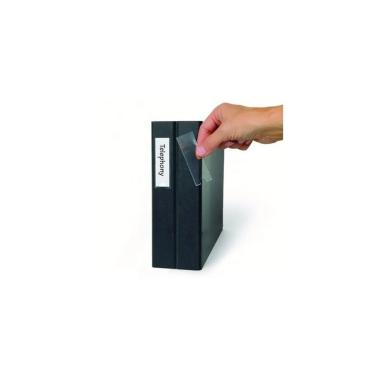 Imagem de Porta Etiquetas Auto Adesivo Transparente - Caixa 200 Und