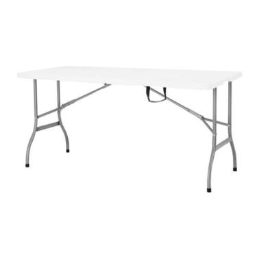 Imagem de Mesa Dobrável Tipo Maleta 150cm Branco Klimber