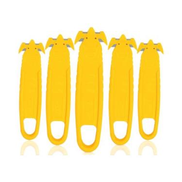 Imagem de Estilete De Segurança Para Abrir Caixas, Cortar Papelão, Encomendas E 