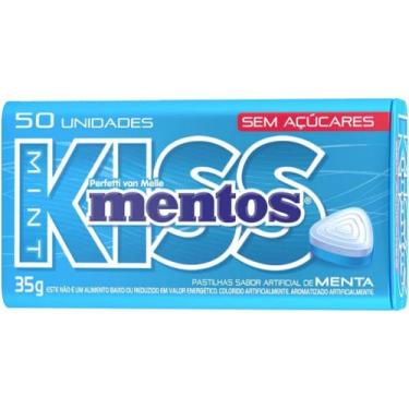 Imagem de PASTILHA BALA SEM AÇUCAR MENTOS KISS 35GR ESCOLHA O SABOR Sabores:MENT