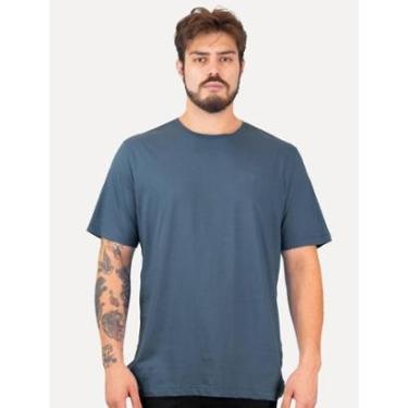 Imagem de Camiseta Individual Comfort Pima Soft Touch Logo Azul Escuro-Masculino