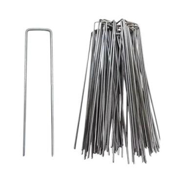 Imagem de Estacas De Jardim Galvanizadas Em U De Alta Resistência Para Tubos De 