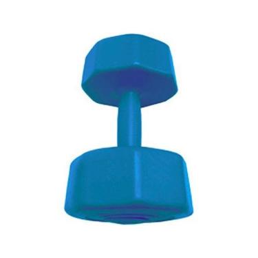 Imagem de Halter Octogonal de 3kg Material Cement Ps Kikos Fitness, 3 kg