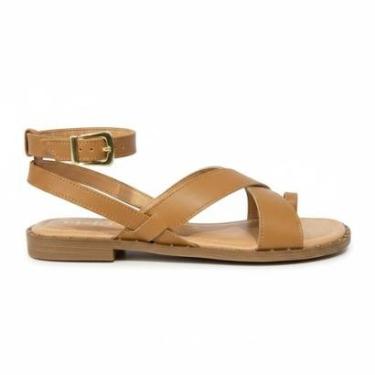 Imagem de Sandália Vizzano Rasteira Tira com Tornozeleira Confortável-Feminino
