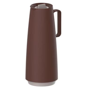 Imagem de Bule Térmico Tramontina Exata em Plástico Marrom Café com Ampola de Vi
