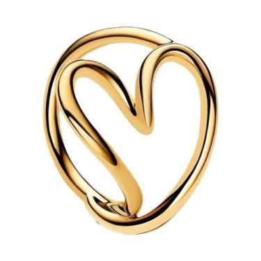 Imagem de Anel Feminino De Prata Esterlina 925 Com Pedra Rosa E Pérola Em Format