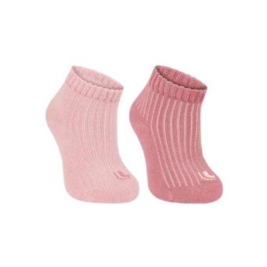 Imagem de Kit/2 Meia Cano Médio Lupo Baby 02025-088 Punho Soft Algodão T. 16/23,