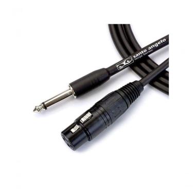 Imagem de Cabo para Microfone Ninja HG P10 X XLRF SC20 0,91M com Blindagem Trançada Preto Santo A...