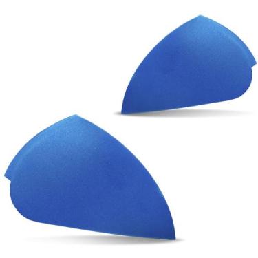 Imagem de Orelhas Laterais Capacete Pro Tork Attack Elite Preto Fosco, Azul cele