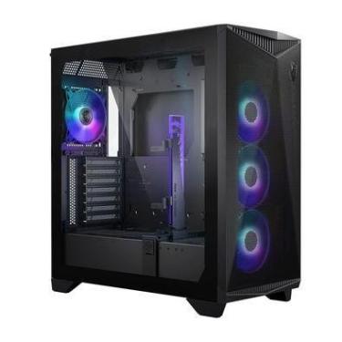 Imagem de Gabinete Gamer Msi Mpg Gungnir 300r Airflow Black ARGB Mid Tower Usb 3.2 Vidro Temperado - Preto