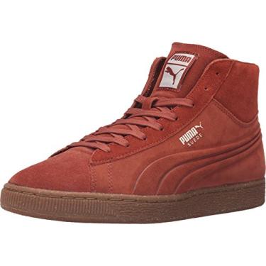 Imagem de PUMA Men's Suede Mid Emboss Mixed Rubber Arabian Spice/Oatmeal 12 D US