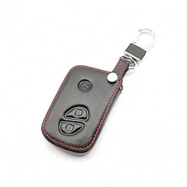 Imagem de CSHU Bolsa de couro para chave de carro capa chaveiro anel chave bolsa, adequado para Lexus CT200H ES350 GX400 GS350 IS250 RC350 RX300 LX570 NX300h 450,4