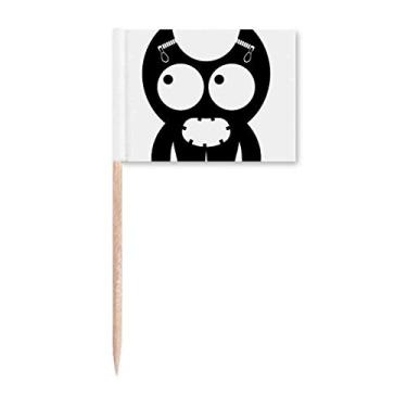 Imagem de Universo Alienígena Monstro Alienígena Criatura Palito Bandeiras Marcador Topper Decoração de Festa