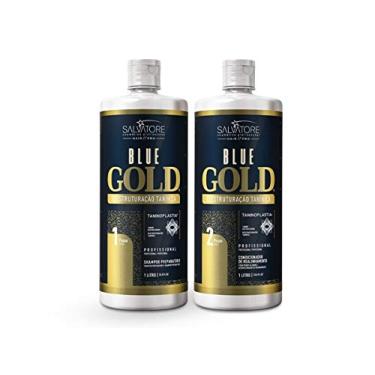 Imagem de Salvatore Escova Progressiva Blue Gold 2x1000ml