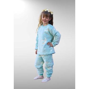 Imagem de Pijama Inverno Fleece Soft Plush Quentinho O Melhor Infantil Brilha No