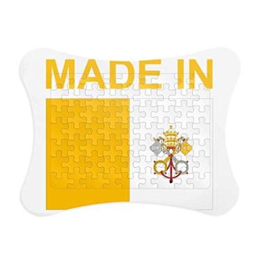 Imagem de Moldura de quebra-cabeça feita na cidade do Vaticano, decoração de quadros, quebra-cabeça