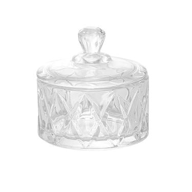Imagem de Potiche de Cristal Deli Diamond 6,5cm x 6,5cm x 7cm - Lyor