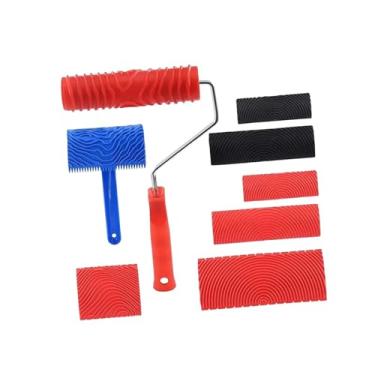 Imagem de Generic Conjunto de ferramentas de granulação de madeira, 8 peças, aparência de madeira, padrão de grão empaístico para piso, armário, deck, cerca, parede