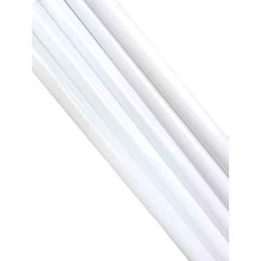 Imagem de Canudos de substituição para copo FlowState Stanley 1,134 g e 1,701 g, pacote com 5 canudos reutilizáveis extra longos para copos de 1,134 g, canudos de plástico para copo Stanley (branco)