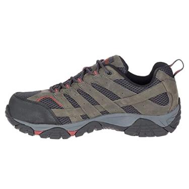 Imagem de Merrell Sapato industrial masculino Moab Vertex Vent composto Toe, estanho, 14