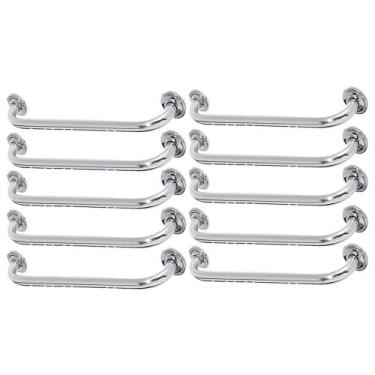 Imagem de Alça Barra Apoio 60cm Suporte Resistente Kit 10 Uni Acessibilidade Cri