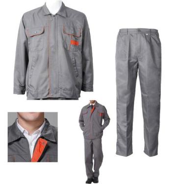 Imagem de Conjunto Uniforme EPI Listra Refletiva Construçao Civil Obra Segurança
