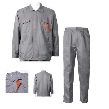 Imagem de Conjunto Uniforme EPI Listra Refletiva Construçao Civil Segurança do T