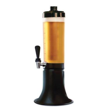 Imagem de Torre Chopp 2L Com 2 Refil Gelantes - Doutor Beer, Preta