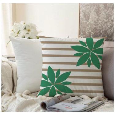 Imagem de Almofada Algodão Estampada Cecile 40x40cm Verde - FASTLAR