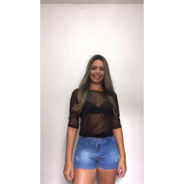 Imagem de Shorts Jeans White Eagle Destroyed - BLACK EAGLE COMPANY,  Feminino,  