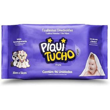 Imagem de Toalha Umedecida Piquitucho Pratic com 96 unidades - Fw Ind