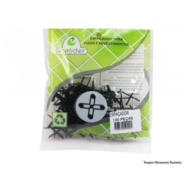 Imagem de Espacador Piso/Azul Ecolider Preto 1,5Mm 100Pcs c/10pcs - N/A