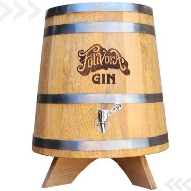 Imagem de Barril Madeira Corote Tonel Carvalho Europeu 5 Litros  - Barril Brasil