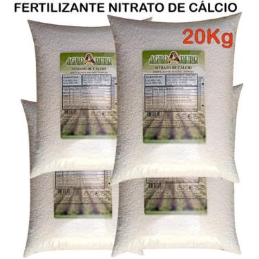 Imagem de Fertilizante Nitrato De Calcio 20Kg Ferti Adubo Hidroponia - AGROADUBO