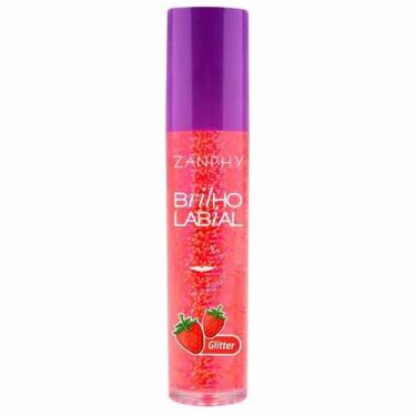 Imagem de Brilho Labial Roll-on Morango com Glitter - Zanphy