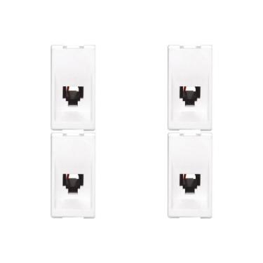 Imagem de Kit C/4 - Pial Modulo  Pop Fone Rj11 Lg090 - Pial legrand fora de linh