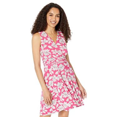 Imagem de Tommy Hilfiger Caimento feminino e flare, Rosa choque multi, 46