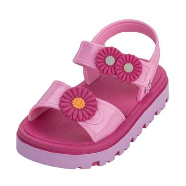 Imagem de Sandália Infantil Menina Conforto Moderna Flower Zaxynina