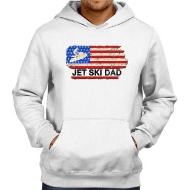 Imagem de Moletom Jet Ski Dad - Foca na Moda, Branco, P