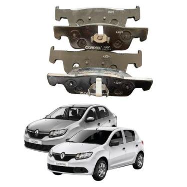 Imagem de Jogo Pastilha Freio Dianteira Renault Logan Sandero 1.0 12v  - COBREQ