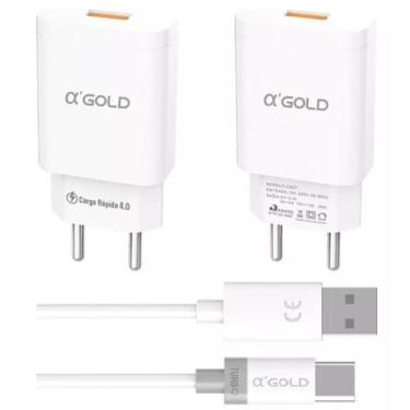 Imagem de Carregador Turbo PD 30w Para Samsung Galaxy Todos Modelos Tipo C A05 A