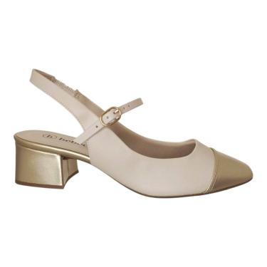 Imagem de Scarpin Feminino Bebece Boneca Napa Salto Bloco T4628-365