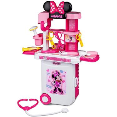 Imagem de Maleta De Viagem Minnie Médico Play Set 3 Em 1 Multikids