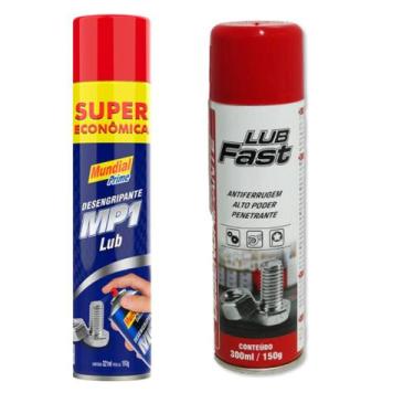 Imagem de Kit Antiferrugem e Desengripante , 2 unidades - mundial prime