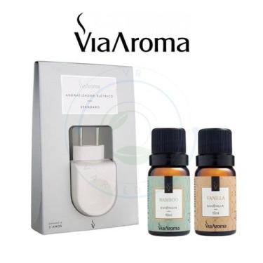 Imagem de Aparelho Aromatizador Difusor de Ambiente Elétrico Standard Branco Via
