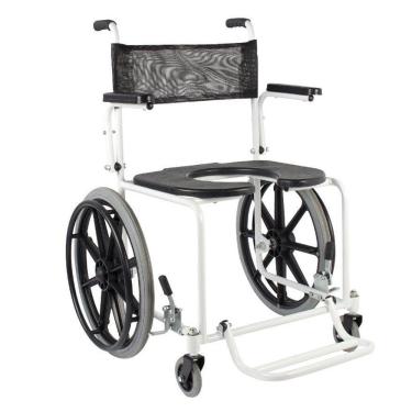 Imagem de Cadeira De Rodas Para Banho Com Roda Grande Mod: B20 - Marca: Ortomobil
