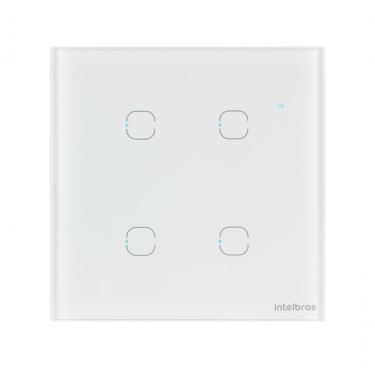 Imagem de Interruptor Smart Wi-fi Touch 4 Teclas Ews 1004 Branco