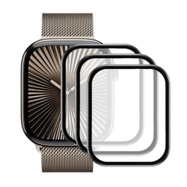 Imagem de Kit Proteção De Tela 3Uni Para Apple Watch Série 10 42Mm - Tech King