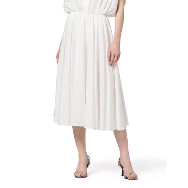 Imagem de Norma Kamali Saia rodada feminina até o meio da panturrilha (25), Branca de Neve, PP